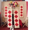 Câu đối tre 30x120cm chữ thư pháp Trang trí Tết dán hoa vàng giá 180.000 8