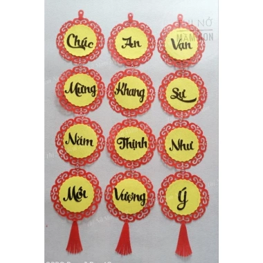 Câu đối và liễn trang trí Tết 2.025 - Đồ dùng mầm non, giảm còn 18.000 VNĐ