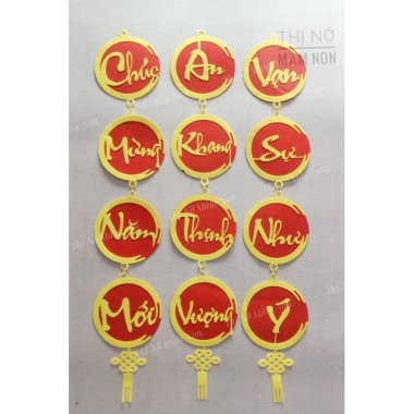 Câu đối và liễn trang trí Tết 2.025 - Đồ dùng mầm non, giảm còn 18.000 VNĐ