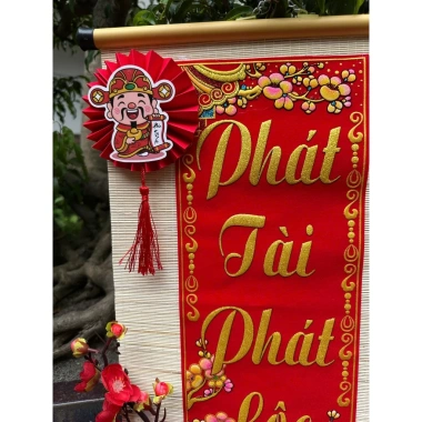 Câu đối xuân treo tường - Trang trí phòng Tết sang trọng, giá ưu đãi 174k