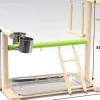 Cầu Đứng Bằng Gỗ Cho Vẹt - Giá Đỡ Vẹt An Toàn, Dễ Lắp Đặt, Kèm Phụ Kiện, 259.000 VND 2