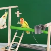 Cầu Đứng Bằng Gỗ Cho Vẹt - Giá Đỡ Vẹt An Toàn, Dễ Lắp Đặt, Kèm Phụ Kiện, 259.000 VND 5