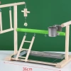 Cầu Đứng Bằng Gỗ Cho Vẹt - Giá Đỡ Vẹt An Toàn, Dễ Lắp Đặt, Kèm Phụ Kiện, 259.000 VND 7
