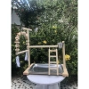 Cầu đứng gỗ cho chim và vẹt size nhỏ và trung 36,5x23x40cm - Giá ưu đãi 260.000₫ 2