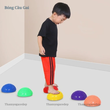 Cầu gai massage chân bé – Hỗ trợ bàn chân bẹt, luyện giác quan, tập Yoga mẹ – 46.000đ