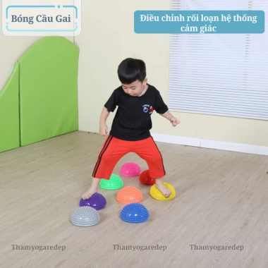Cầu gai massage chân bé – Hỗ trợ bàn chân bẹt, luyện giác quan, tập Yoga mẹ – 46.000đ