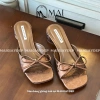 Cầu gót mũi vuông quai nơ 3cm chất liệu gấm phù hợp áo dài Tết giá ưu đãi 279.000 VND MAI GIAYDEP 5