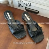 Cầu gót mũi vuông quai nơ 3cm chất liệu gấm phù hợp áo dài Tết giá ưu đãi 279.000 VND MAI GIAYDEP 9
