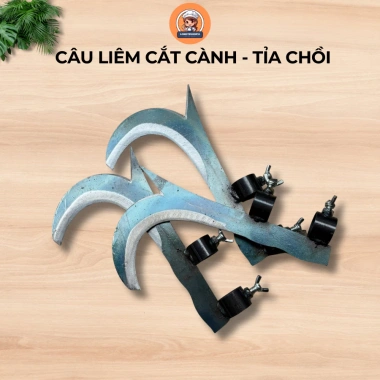 Câu liêm khâu liêm giật cành, nhíp thép sắc bén - Hái trái, tỉa cành 65.000₫