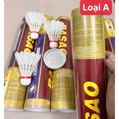 Cầu lông Ba Sao ống 10 quả đẹp - Giá ưu đãi 122.222đ, phù hợp HS, SV, phong trào