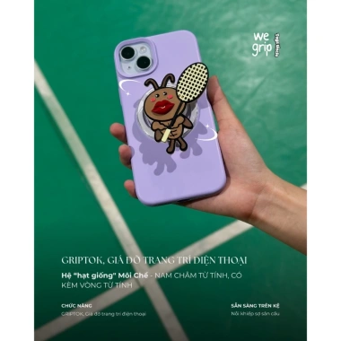 Cầu Lông - Giá đỡ điện thoại Griptok Popsocket nam châm từ tính - Cường lực, kèm quà, 108.000đ 7