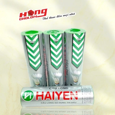 Cầu lông Hải Yến bạc ngắn HY24C Ống/6 - giá sỉ 165k, giảm còn 132k - chính hãng 4