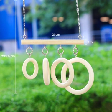 Cầu treo thang tròn cho Vẹt, Chim cảnh, Sóc bay Úc - Giá ưu đãi 110k 4