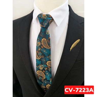 Cavat nam 7cm thắt sẵn - Khăn cài túi áo vest thời trang lịch sự, chỉ 39.000₫ 2