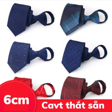 Cavat Nam bản nhỏ 6cm màu Cravat cho chú rể, tiệc, chụp hình, chỉ 81.900đ 2