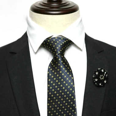 Cavat nam bản to 8cm - Cà vạt công sở lịch sự, cravat trung niên cao cấp, giá chỉ 65.000₫ 5
