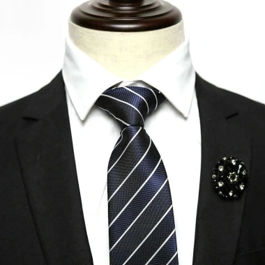 Cavat nam bản to 8cm - Cà vạt công sở lịch sự, cravat trung niên cao cấp, giá chỉ 65.000₫ 6