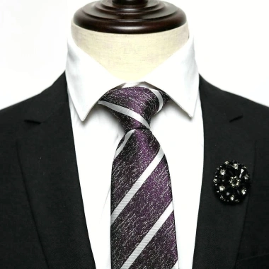 Cavat nam bản to 8cm - Cà vạt công sở lịch sự, cravat trung niên cao cấp, giá chỉ 65.000₫ 7