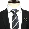 Cavat nam bản to 8cm - Cà vạt công sở lịch sự, cravat trung niên cao cấp, giá chỉ 65.000₫ 8