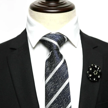Cavat nam bản to 8cm - Cà vạt công sở lịch sự, cravat trung niên cao cấp, giá chỉ 65.000₫ 8