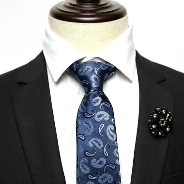 Cavat nam bản to 8cm - Cà vạt công sở lịch sự, cravat trung niên cao cấp, giá chỉ 65.000₫ 9
