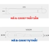 Cavat Nam Bản To 8cm - Set Cravat, Khăn Cài Vest, Kẹp Cà Vạt, Khuy Măng, Đóng Hộp 169.900₫ 3
