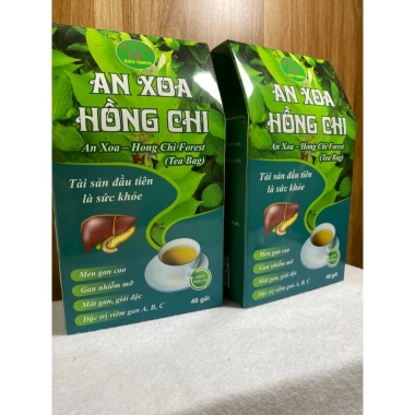 Cây An Xoa 40 gói - Trà túi lọc nấm hồng chi, men gan cao, hỗ trợ gan nhiễm mỡ, giải độc - Giá 55.000 VND 3