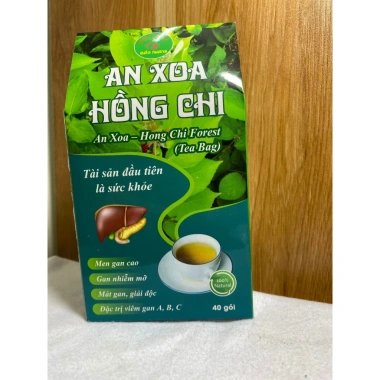Cây An Xoa 40 gói - Trà túi lọc nấm hồng chi, men gan cao, hỗ trợ gan nhiễm mỡ, giải độc - Giá 55.000 VND 8