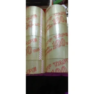 Cây băng keo trong 100y 1kg (6 cuộn) - Dán chắc, bám cao, giá ưu đãi 54.000₫ 2