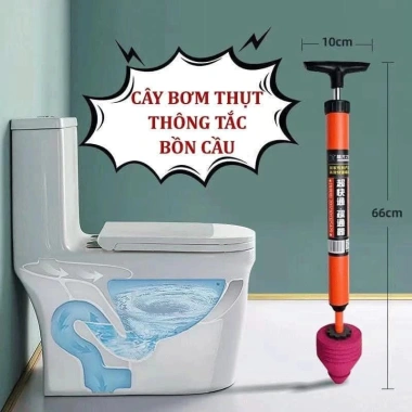 Cây bơm thông tắc bồn cầu, thoát nước sàn - Giải pháp sạch, không cần thợ, chỉ 69.000 VND