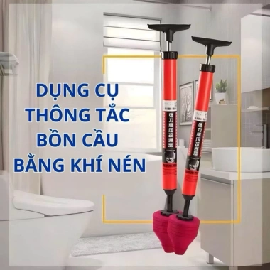 Cây bơm thông tắc bồn cầu, thoát nước sàn - Giải pháp sạch, không cần thợ, chỉ 69.000 VND