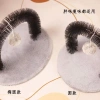 Cây cào mèo cong tự chơi vải nhung bền chắc không rụng lông dạng tròn oval cho mèo trong nhà giá 307.563 VND 4