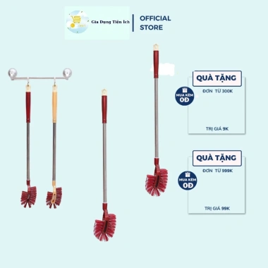 Cây Chà Nhà Toilet, Cọ Vệ Sinh Bồn Cầu Cán Dài Inox Tháo Lắp Tiện Lợi Mta-Mart2