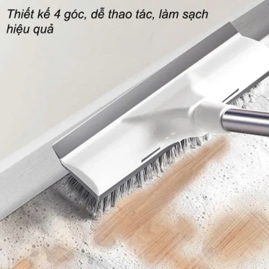 Cây chà nhà vệ sinh 2 đầu, dụng cụ vệ sinh tắm, chà sàn, quét nước, giá chỉ 49.000₫