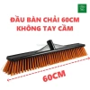 Cây chà sàn 130cm tay cầm inox – chà cọ 40‑60cm, vệ sinh sân vườn, sàn gỗ, giảm 20% – 80k 8