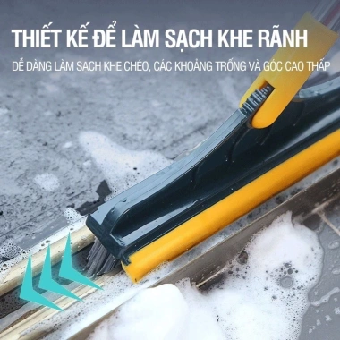 Cây chà sàn nhà tắm 2 trong 1 đa năng - Chổi chà sàn, lau kính tiện dụng, giá chỉ 20.998₫