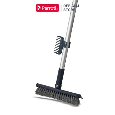 Cây chà sàn nhà tắm Parroti Easy ES04: Chổi cọ và gạt nước 2 trong 1, 159.000₫