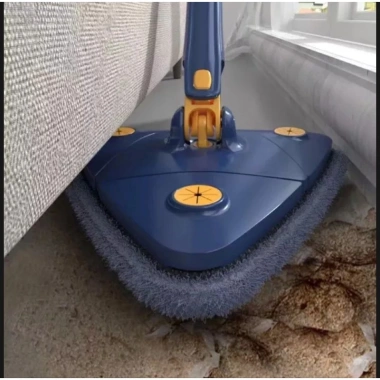 Cây chổi lau nhà đa năng hình tam giác tự vắt, xoay 360 độ - Giá chỉ 109.000₫