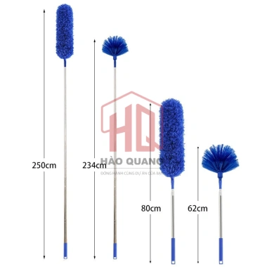 Cây chổi quét bụi đa năng cán dài 2.5m - xoay linh hoạt, làm sạch trần nhà, quạt trần - giá 66.809đ (giảm từ 83.511đ) 2