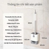 Cây Cọ Bồn Cầu Nhà Vệ Sinh 3 Trong 1 với Cốc Đựng & Dán Tường Giá Ưu Đãi 7