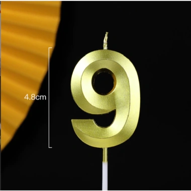 Cây Đèn Cầy Nhũ Nến Số Nhũ Trang Trí Bánh Sinh Nhật Giá 3.491 VND