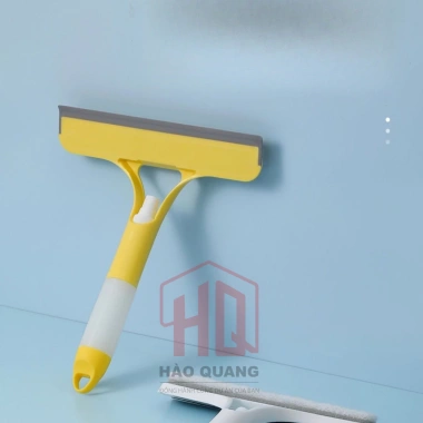 Cây gạt kính lau kính 2in1 có bình xịt - Đầu silicon mềm, tiện lợi, dễ dùng, giảm giá 20% chỉ 47.348 VND
