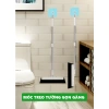 Cây gạt nước sàn nhà tắm 88cm sốp mút, tay cầm inox, móc treo tường, giá 50.000đ 2