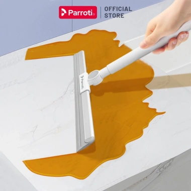 Cây gạt nước sàn Parroti Flat FT01 - Đầu silicon xoay 180 do, cán inox, giảm chiều dài, 149.000 VND 5