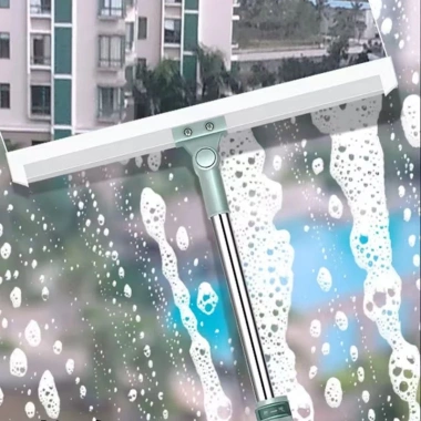 Cây gạt nước sàn xoay 360 độ inox 35/55cm, tay cầm tiện lợi, giá chỉ 79.000₫
