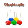 Cây ghim giấy đế nhựa để bàn - Ghim hóa đơn, bill, giấy tờ, giảm giá 20k
