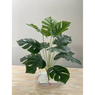 Cây Giả Trang Trí 80cm thiết kế độc đáo - Lá Rùa, Trầu Bà Nam Mỹ, Chuối Thiên Điểu, Môn Quan Âm - Giá ưu đãi 31.000 VND 18
