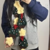 Cây Giáng Sinh Khăn Handmade Tự Làm Len Dệt Mùa Đông, Khăn Lụa Nữ Quà Tặng Sáng Tạo 188k 6
