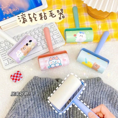 Cây lăn bụi 6 lõi nhỏ gọn, đa màu, tiện lợi làm sạch bụi trên ga giường, quần áo - 59.000đ 3