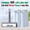 Cây lăn bụi COMBO 10 lõi keo dài 10‑16cm, tặng 1 cây lăn ngẫu nhiên, làm sạch quần áo, sofa, chăn mền - 55.000₫